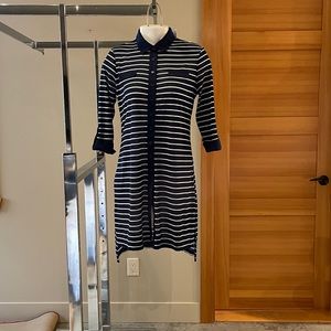 Cleo stripped sheer cover up/ tunic